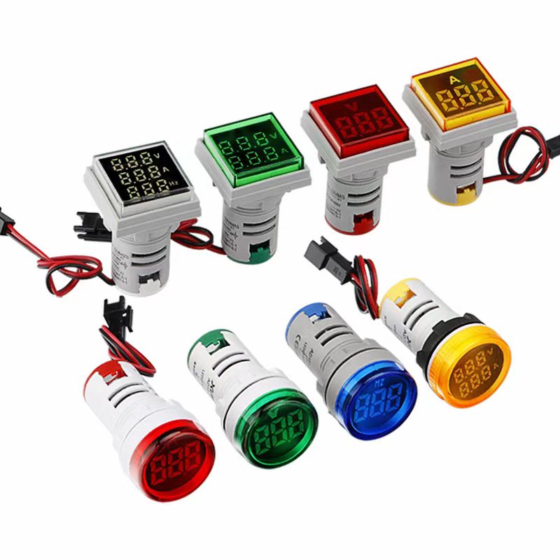 MINI VOLTMETER / AMMETER / AMMETER / HERTZ METTER LED indicateur numérique