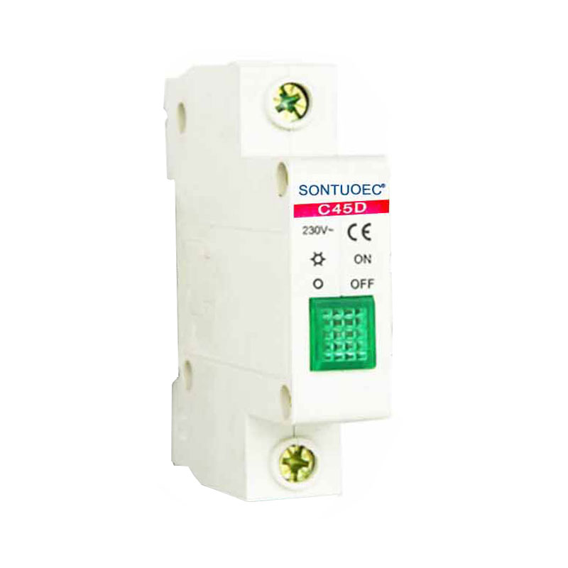 Indicateur de lumière LED de rail DIN modulaire