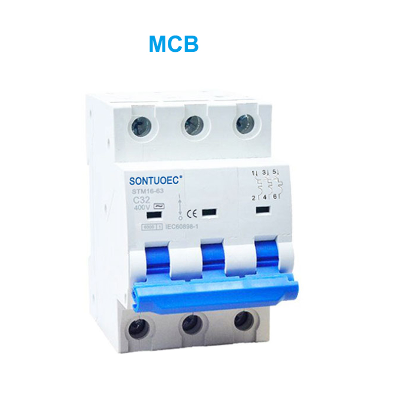 STM16-63 Disjacteur de circuit miniature 6ka 1p 2p 3p 4p 16a 230 / 400v MCB