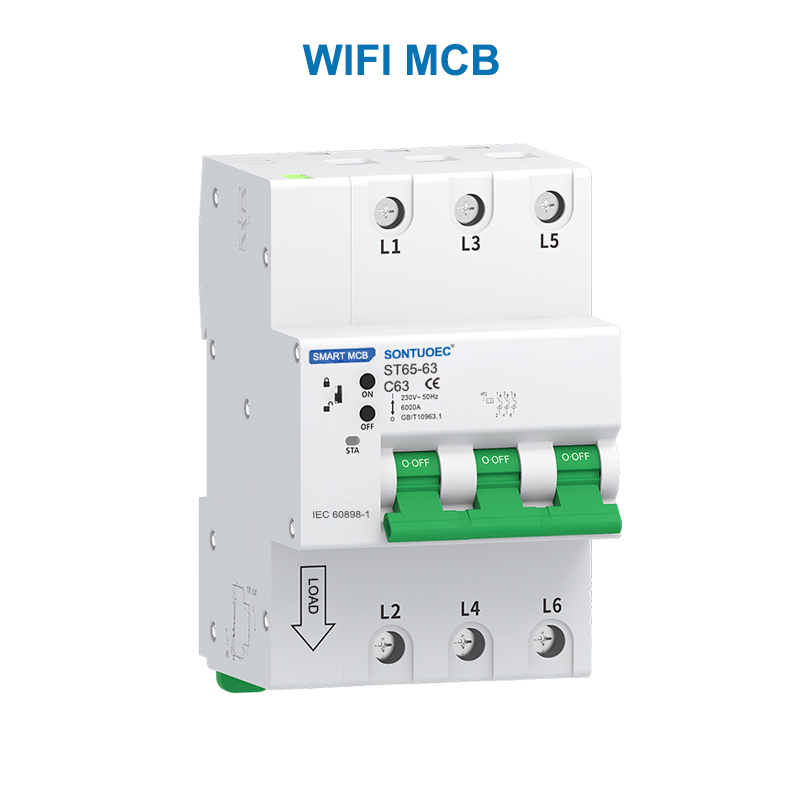 WiFi RS485 IoT Intemplante MCB RCBO Micro Circuit Breaker Intelligent Intelligent